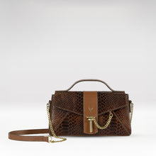 Load image into Gallery viewer, Manon Brown Leather Sling Bag
