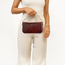 Load image into Gallery viewer, Sophi Red Leather Bucket Bag