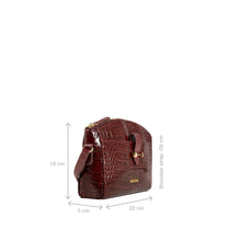 Load image into Gallery viewer, Suzette Red Leather Sling Bag