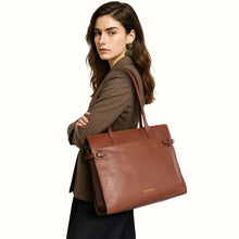 Load image into Gallery viewer, Salta 01 Tan Leather Tote Bag