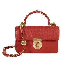 Load image into Gallery viewer, Coral-01 Red Leather Shoulder Bag
