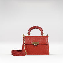 Load image into Gallery viewer, Coral-04 Red Leather Shoulder Bag