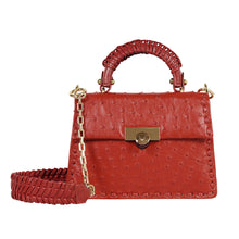 Load image into Gallery viewer, Coral-04 Red Leather Shoulder Bag