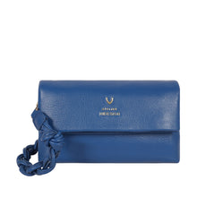Load image into Gallery viewer, Milos-01 Blue Leather Shoulder Bag