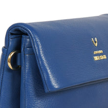Load image into Gallery viewer, Milos-01 Blue Leather Shoulder Bag