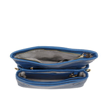 Load image into Gallery viewer, Milos-01 Blue Leather Shoulder Bag