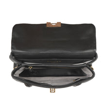 Load image into Gallery viewer, Milos-03 Black Leather Shoulder Bag