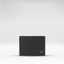 Load image into Gallery viewer, Milos W2 Black Leather Bi-Fold Wallet