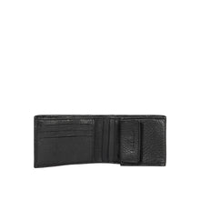 Load image into Gallery viewer, Milos W2 Black Leather Bi-Fold Wallet