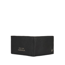 Load image into Gallery viewer, Milos W2 Black Leather Bi-Fold Wallet