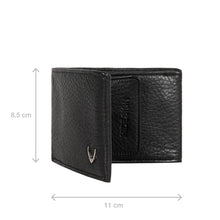 Load image into Gallery viewer, Milos W2 Black Leather Bi-Fold Wallet