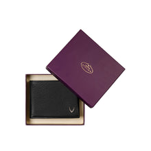 Load image into Gallery viewer, Milos W2 Black Leather Bi-Fold Wallet