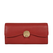Load image into Gallery viewer, Milos W3 Red Leather Bi-Fold Wallet