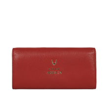 Load image into Gallery viewer, Milos W3 Red Leather Bi-Fold Wallet