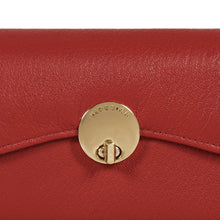 Load image into Gallery viewer, Milos W3 Red Leather Bi-Fold Wallet
