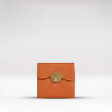 Load image into Gallery viewer, Milos W4 Orange Leather Bi-Fold Wallet