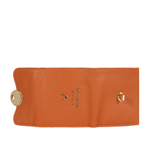 Load image into Gallery viewer, Milos W4 Orange Leather Bi-Fold Wallet