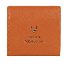 Load image into Gallery viewer, Milos W4 Orange Leather Bi-Fold Wallet