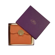 Load image into Gallery viewer, Milos W4 Orange Leather Bi-Fold Wallet
