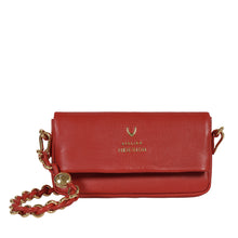 Load image into Gallery viewer, Milos W5 Red Leather Sling Wallet