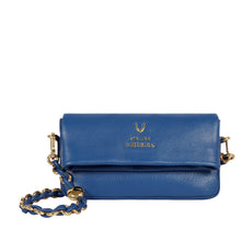 Load image into Gallery viewer, Milos W5 Blue Leather Sling Wallet