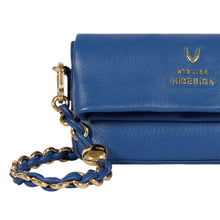 Load image into Gallery viewer, Milos W5 Blue Leather Sling Wallet