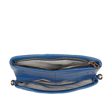 Load image into Gallery viewer, Milos W5 Blue Leather Sling Wallet