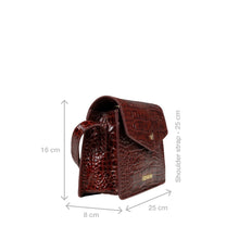 Load image into Gallery viewer, Sovera 01 Red Leather Sling Bag