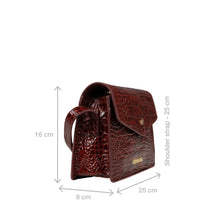 Load image into Gallery viewer, Sovera 02 Red Leather Shoulder Bag