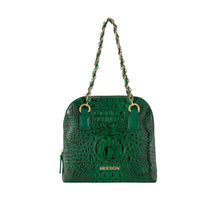 Load image into Gallery viewer, Copacabana 01 Green Leather Shoulder Bag