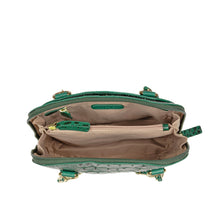Load image into Gallery viewer, Copacabana 01 Green Leather Shoulder Bag
