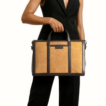 Load image into Gallery viewer, Ninon 01 Orange Leather Messenger Bag