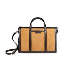 Load image into Gallery viewer, Ninon 01 Orange Leather Messenger Bag