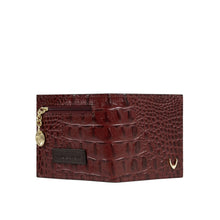 Load image into Gallery viewer, Alisson W1 Red Leather Bi-Fold Wallet