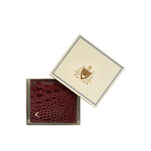 Load image into Gallery viewer, Alisson W1 Red Leather Bi-Fold Wallet