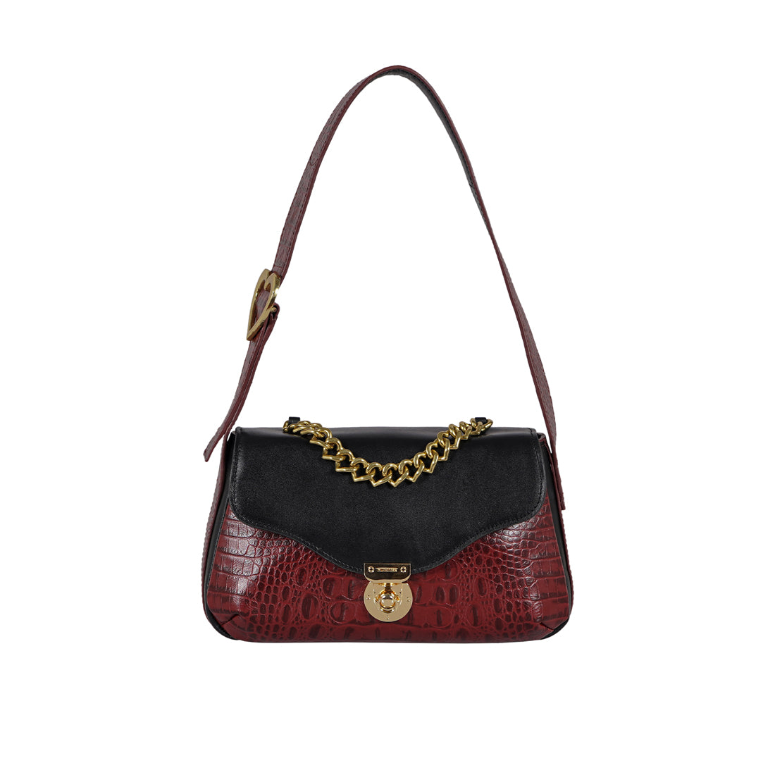 Discover Kiko 01 Womens Red Leather Shoulder Bag - Hidesign