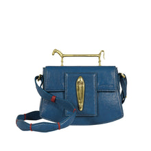 Load image into Gallery viewer, Pharaoh 04 Blue Leather Sling Bag