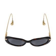 Load image into Gallery viewer, Elara Women's Grey Retro Oval Sunglasses