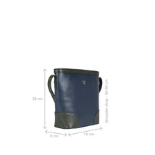 Load image into Gallery viewer, Ee Oprah 02 Blue Leather Sling Bag