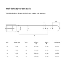 Load image into Gallery viewer, SOREN NON-REVERSIBLE BELT