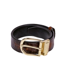 Load image into Gallery viewer, Senna Women's Tan Reversible Leather Belt