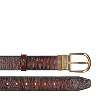 Load image into Gallery viewer, Senna Women's Tan Reversible Leather Belt