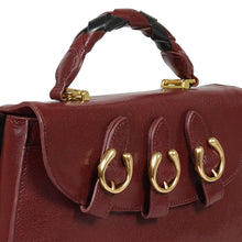 Load image into Gallery viewer, Vine 01 Red Leather Sling Bag