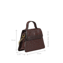 Load image into Gallery viewer, Loretta Brown Leather Sling Bag