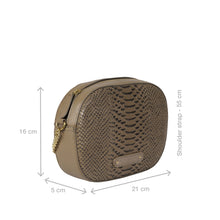 Load image into Gallery viewer, Zelda Silver Leather Sling Bag