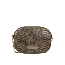 Load image into Gallery viewer, Zelda Silver Leather Sling Bag