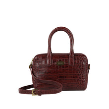 Load image into Gallery viewer, Tuhina Red Leather Crossbody