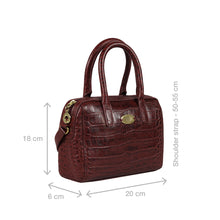 Load image into Gallery viewer, Tuhina Red Leather Crossbody