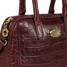 Load image into Gallery viewer, Tuhina Red Leather Crossbody