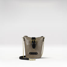 Load image into Gallery viewer, Shaina Silver Leather Sling Bag